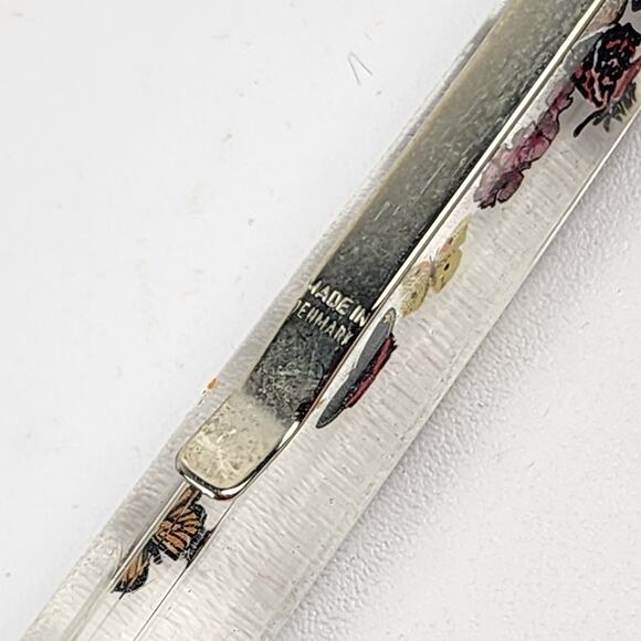 Floaty Ballpoint Pen Omaha NE Zoo Butterflies Caterpillar Denmark Blue/Blue Ink - Picture 4 of 4